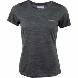 Columbia ALPINE CHILL ZERO SHORT SLEEVE TEE Dámske funkčné tričko, čierna, veľkosť XS