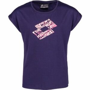 Lotto VICA Dievčenské tričko s krátkym rukávom, tmavo modrá, veľkosť 152-158