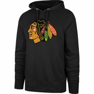 47 NHL CHICAGO BLACKHAWKS IMPRINT BURNSIDE HOOD Pánska mikina, čierna, veľkosť L