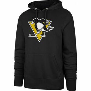 47 NHL PITTSBURGH PENGUINS IMPRINT BURNSIDE HOOD Pánska mikina, čierna, veľkosť L