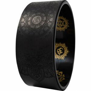 SHARP SHAPE YOGA WHEEL MANTRA BLACK Joga kruh, čierna, veľkosť os