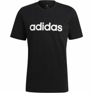 adidas LIN SJ T Pánske tričko, čierna, veľkosť M