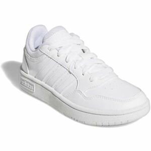 adidas HOOPS 3.0 K Detská voľnočasová obuv, biela, veľkosť 33