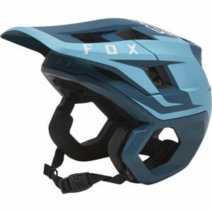 Fox DROPFRAME PRO SIDESWIPE Cyklistická prilba, modrá, veľkosť M