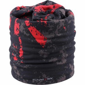 Finmark FSW-101 Multifunkčná šatka, čierna,červená, veľkosť