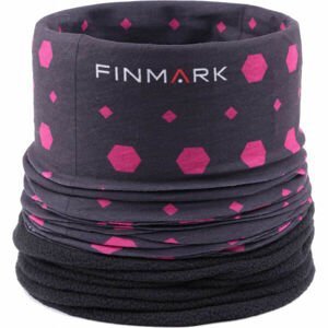Finmark FSW-129 čierna UNI - Detská multifunkčná šatka