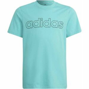 adidas LIN T Chlapčenské tričko, zelená, veľkosť 128