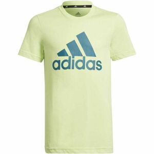 adidas BL T Chlapčenské tričko, svetlo zelená, veľkosť 164