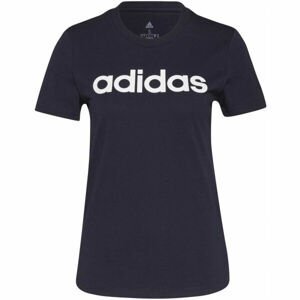 adidas LIN T Dámske tričko, tmavo modrá, veľkosť L