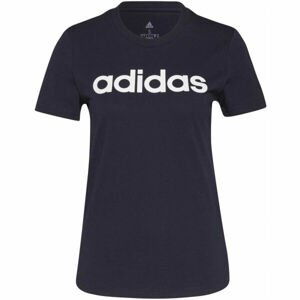 adidas LIN T Dámske tričko, tmavo modrá, veľkosť XL