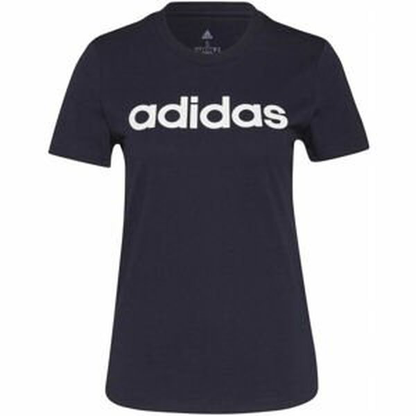 adidas LIN T Dámske tričko, tmavo modrá, veľkosť