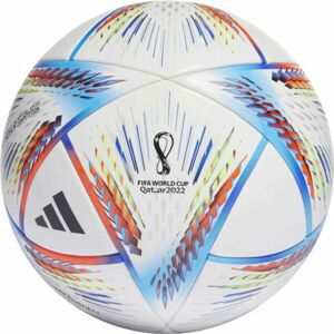 adidas AL RIHLA COM Futbalová lopta, biela, veľkosť