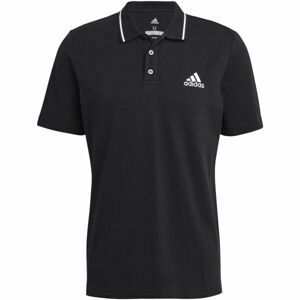 adidas SL POLO PQ PS Pánske polo tričko, čierna, veľkosť XXXL