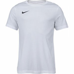Nike DIR-FIT PARK Pánske futbalové tričko, biela, veľkosť L