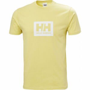 Helly Hansen HH BOX TEE Pánske tričko, žltá, veľkosť M