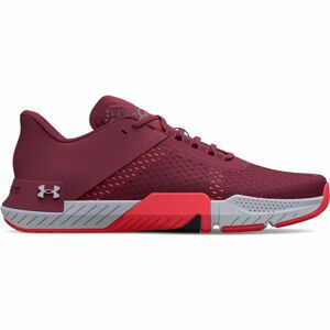 Under Armour W TRIBASE REIGN 4 Dámska tréningová obuv, vínová, veľkosť 41