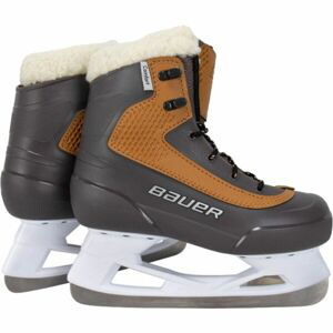 Bauer REC ICE UNISEX SR - WHISTLER Korčule, tmavo sivá, veľkosť 45