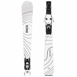 EGOE KONTURA + VSP412 Zjazdové lyže, biela, veľkosť 145