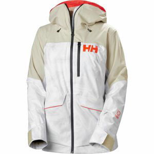 Helly Hansen POWCHASER LIFALOFT JACKET W Dámska lyžiarska bunda, biela, veľkosť L