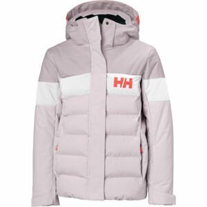 Helly Hansen JR DIAMOND JACKET Dievčenská lyžiarska bunda, ružová, veľkosť 10