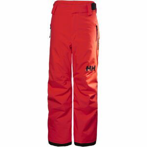 Helly Hansen JR LEGENDARY PANT Detské lyžiarske nohavice, červená, veľkosť 14