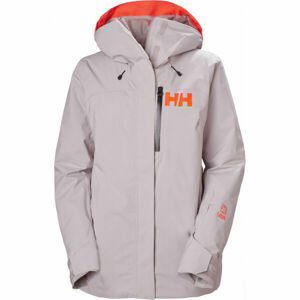 Helly Hansen W POWSHOT JACKET sivá L - Dámska lyžiarska bunda