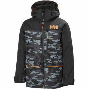 Helly Hansen JR TORNADO JACKET Chlapčenská  lyžiarska bunda, čierna, veľkosť 12