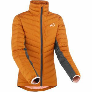 KARI TRAA EVA DOWN JACKET Dámska páperová izolačná bunda, oranžová, veľkosť S