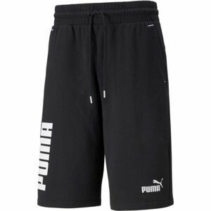 Puma POWER COLORBLOCK SHORTS 11 TR Pánske kraťasy, čierna,biela, veľkosť