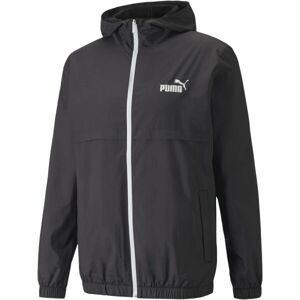 Puma ESS SOLID WINDBREAKER Pánska bunda, čierna, veľkosť XXL