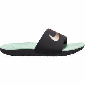 Nike KAWA SLIDE GS/PS Chlapčenské šľapky, čierna, veľkosť 37.5