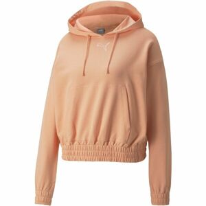 Puma HER HOODIE TR SLM lososová S - Dámska mikina