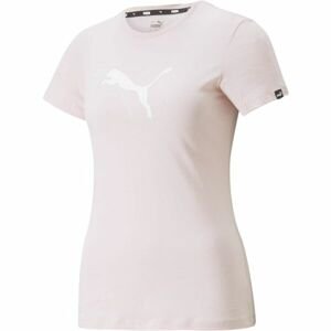 Puma POWER GRAPHIC TEE ružová L - Dámske športové tričko