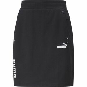 Puma POWE COLORBLOCK SKIRT Dámska sukňa, čierna, veľkosť M