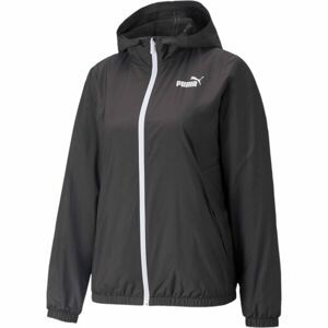 Puma ESS SOLID WINDBREAKER Dámska vetrovka, čierna, veľkosť