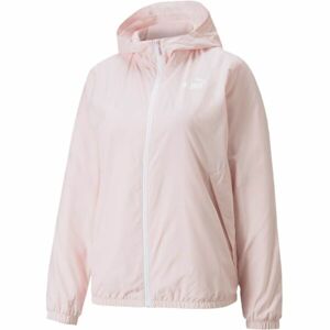 Puma ESS SOLID WINDBREAKER Dámska vetrovka, ružová, veľkosť XL