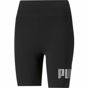 Puma ESS+ METALLIC 7 SHORT LEGGINGS Dámske legíny, čierna, veľkosť