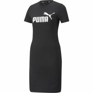 Puma ESS SLIM TEE DRESS Dámske šaty, čierna, veľkosť L