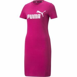 Puma ESS SLIM TEE DRESS Dámske šaty, ružová, veľkosť M