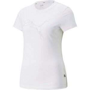 Puma SUMMER GRAPHIC TEE Dámske športové tričko, biela, veľkosť S
