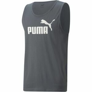 Puma ESS TANK Pánske tielko, tmavo sivá, veľkosť XL