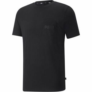 Puma MODERN BASICS POCKET TEE Pánske tričko, čierna, veľkosť L