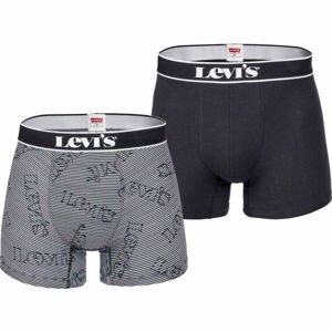 Levi's MEN BACK IN SESSION TRUNK 3P Pánske boxerky, čierna, veľkosť L