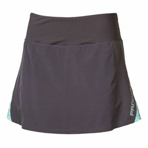 PROGRESS INARI SKIRT 2IN1 Dámska bežecká sukňa 2v1, tmavo sivá, veľkosť XL