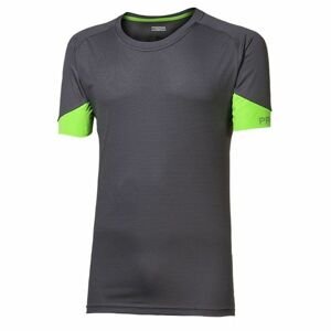Progress FREYER Pánske športové tričko, tmavo sivá,svetlo zelená, veľkosť