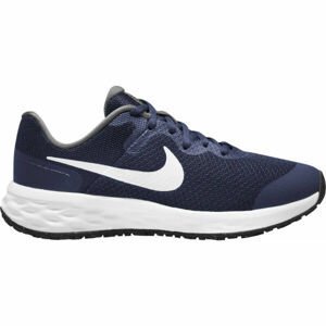 Nike REVOLUTION 6 Detská bežecká obuv, modrá, veľkosť 36