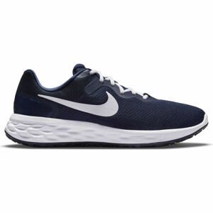 Nike REVOLUTION 6 Pánska bežecká obuv, tmavo modrá, veľkosť 46