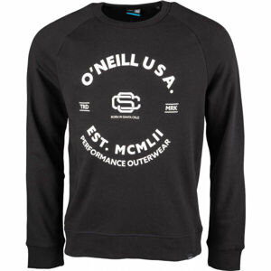 O'Neill AMERICANA CREW SWEATSHIRT Pánska mikina, čierna, veľkosť M