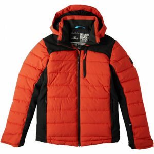 O'Neill IGNEOUS JACKET Chlapčenská lyžiarska/snowboardová bunda, červená, veľkosť 128