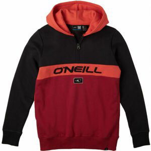 O'Neill BLOCKED ANORAK HOODY Chlapčenská mikina, červená, veľkosť 128